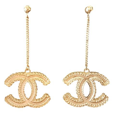 chanel earrings fall 2017|pre owned Chanel earrings.